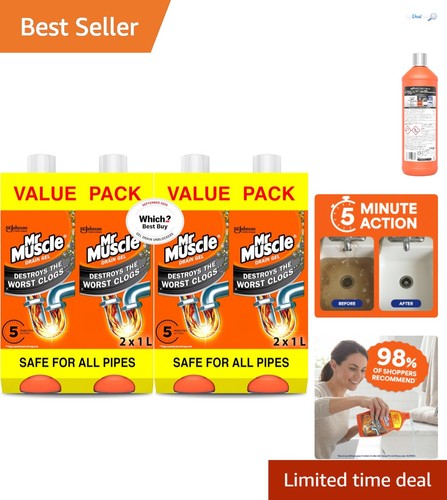 Bulk pack drain cleaner gel - 4-pack,