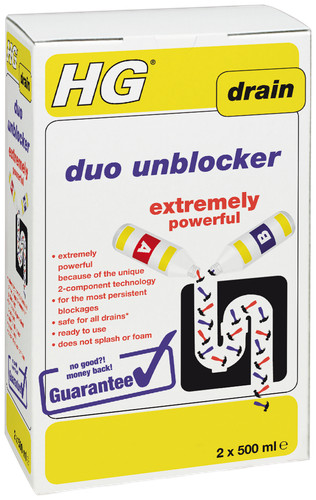 Duo drain unblocker 2x500ml - duo,