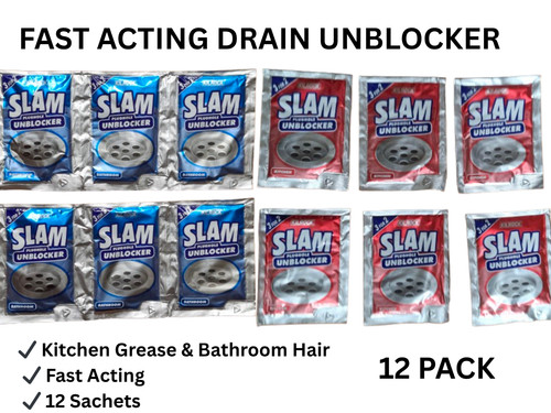 Slam sink unblocker - sink, sachets